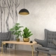 lafabryka.pl Lampa wisząca BETA BLACK/GOLD 1xE27 35cm MLP7896 Milagro